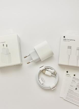Комплект Быстрая зарядка для iPhone iPad AirPods