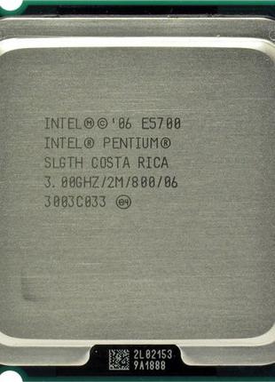 intel Pentium E5700 3.0GHz 800Mhz + термопаста