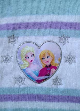 Ніжний дитячий шарфик disney для дівчинки/шарф принцеси
