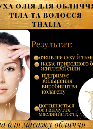 Суха олія для обличчя thalia