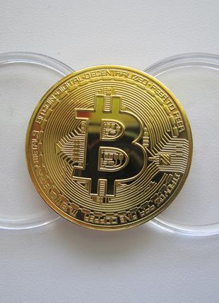 Продам Bitkoin (Биткоин), сувенирную монету в футляре