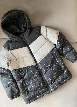 Курточка зимняя с светоотражающими вставками