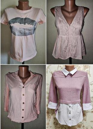 Женская футболка, кофточка, блузка, свитер розового, пудрового...