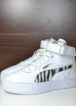 Puma cali sport hi- top 39р кроссовки кожаные оригинал