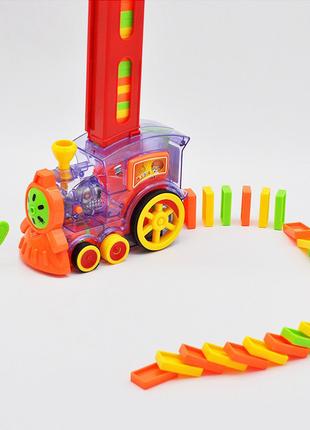 Детская Игрушка Паровозик с Домино Domino Train