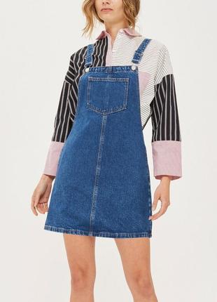 Джинсовий сарафан topshop розмір 8/10