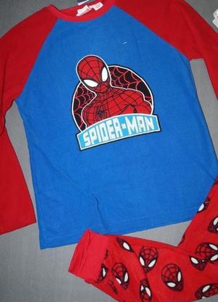 Теплая флисовая пижама spiderman