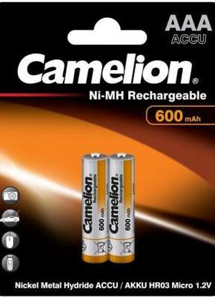 Аккумулятор Camelion AAA 600mAh Ni-MH R03 * 2 (NH-AAA600BP2)