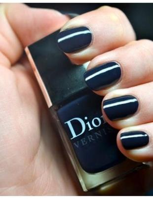 Dior 997 blue label лак для нігтів синій