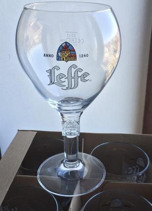 Пивные бокалы Лёфф (0.33 L). 2 шт ( фужеры для пива Leffe)