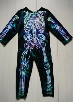 Карнавальний костюм скелет на хеллоуїн halloween