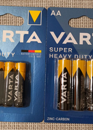 Батарейки Varta Super Heavy duty