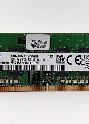 Оперативная память для ноутбука SODIMM Samsung DDR4 4Gb PC4-32...