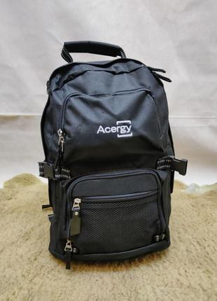Рюкзак чорний новий рюкзак для ноутбука acergy