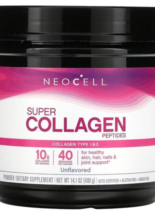 Пептиды Супер коллагена, 10 гр, Тип 1&3, Super Collagen Peptid...