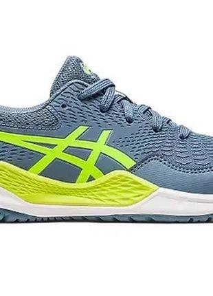 Кроссовки для мальчиков Asics GEL-RESOLUTION 9 GS grey/green С...