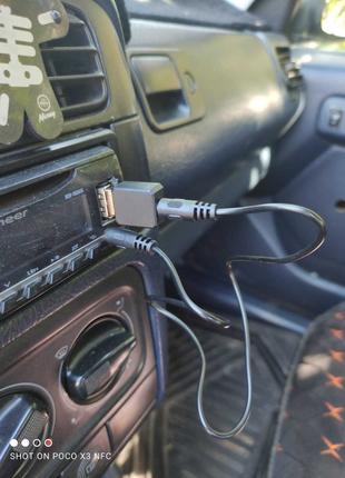 Аудіо ресивер Bluetooth 5.1 Kebidu KN318 USB 3.5 мм з AUX кабелем