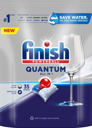 Таблетки для посудомоечных машин Finish Quantum All in 1 35 шт...