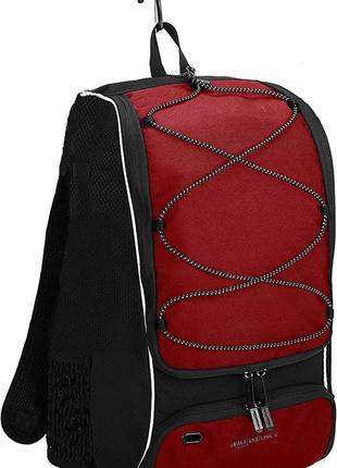 Спортивный рюкзак Amazon Basics 68042 22L Черный с бордовым