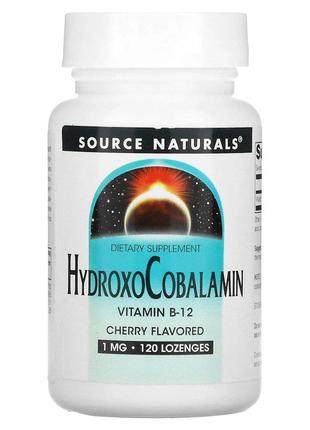 Витамины и минералы Source Naturals Hydroxocobalamin, 120 табл...