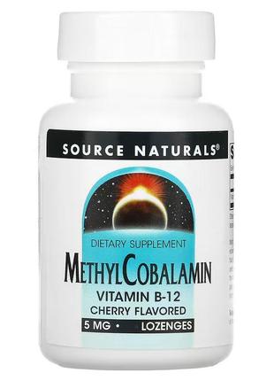 Витамины и минералы Source Naturals Methylcobalamin 5 mg, 30 л...