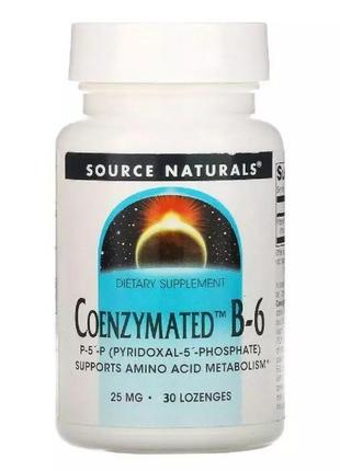 Витамины и минералы Source Naturals Coenzymated Vitamin B6 25 ...