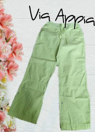 🌷🌷via appia хлопковые красивые летние женские брюки бриджи сал...