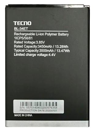 Аккумулятор для Tecno POP 3 (BB2) BL-34ET (3500 mAh)