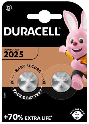 Батарейка DURACELL 2025 DSN 2 шт. (CR2025, DL2025)