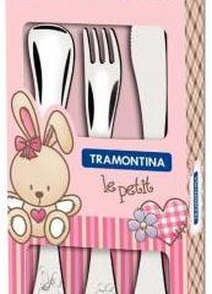 Детский набор столовых приборов Tramontina BABY Le Petit pink,...