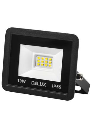 Прожектор LED DELUX FMI 11 LED 10Вт 6500K IP65 черн.