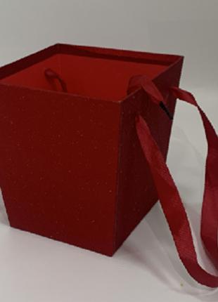 Подарункова коробка UFO W3118 RED BOX Flowers