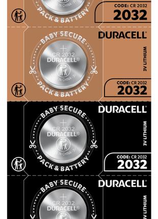 Батарейка DURACELL 2032 DSN уп. 5шт. (CR2032, DL2032)