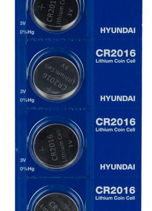Батарейка Hyundai CR2016 Blister 5