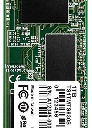 SSD накопитель Transcend MTS830S 1TB 2280 SATAIII TLC (TS1TMTS...