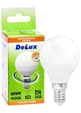 Лампа світлодіодна DELUX BL50P 5Вт 4100K 220В E14