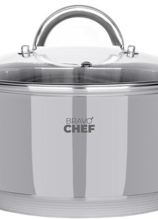 Кастрюля Bravo Chef 20 см (3.6 л) с крышкой