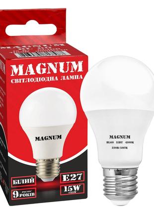 Лампа светодиодная MAGNUM BL 60 15 Вт 4100K 220В E27