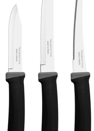 Набор ножей TRAMONTINA FELICE black, 3 предмета