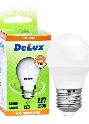 Лампа светодиодная DELUX BL50P 7Вт 4100K 220В E27