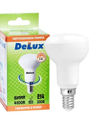 Лампа светодиодная DELUX FC1 6 Вт R50 4100K 220В E14 белый