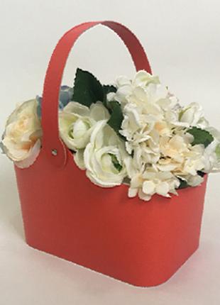 Подарункова коробка UFO W9567 RED BOX Flowers