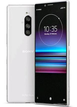 Смартфон Sony Xperia 1 6/64Gb White, 6.5" OLED, 12+12+12/8 Мп