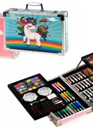 Набір для творчості у валізі "unicorn" 150-145 (145 предметів)...
