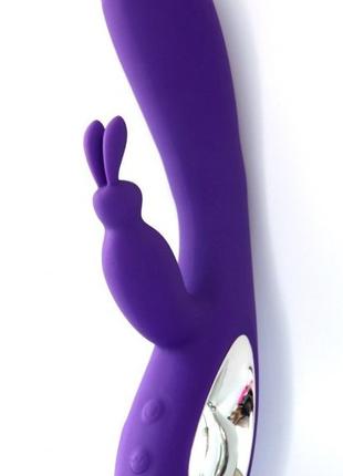 Вибратор-кролик Bella из медицинского силикона, фиолетовый 18+