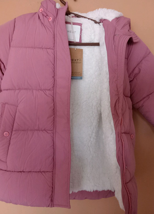 Зимова дитяча курточка на дівчинку, 4-5 років, зріст 104-110 см