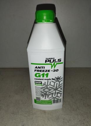 Антифриз зеленый Turbo Puls G11 (-30) 1л