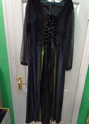 Платье ведьмы на хеллоуин