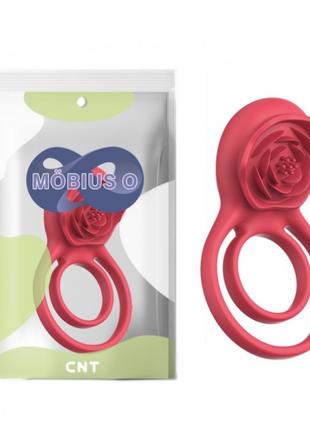 Эрекционное кольцо с вибростимулятором Rose Dual Power Ring Re...