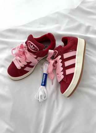 Adidas campus “scarlet pink” premium